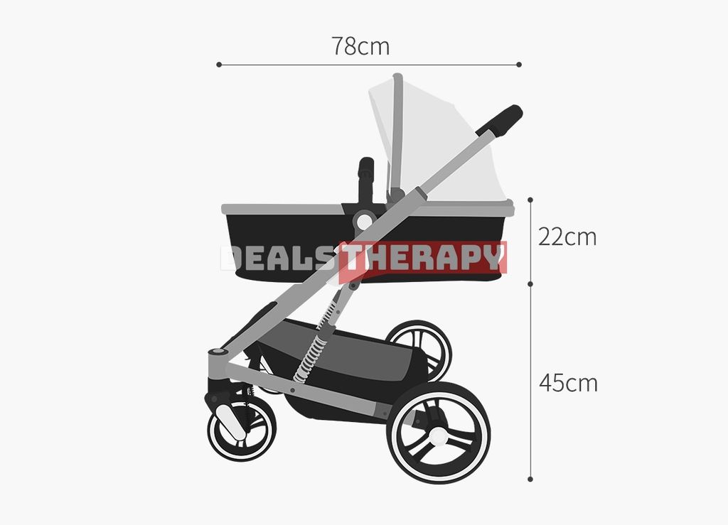 Bebehoo All Terrain High Landscape Stroller