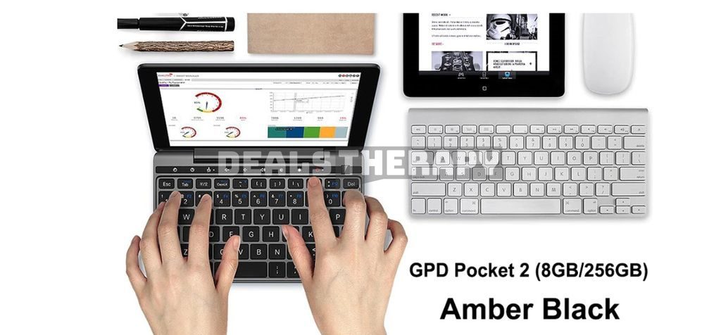 GPD Pocket 2 Amber Black