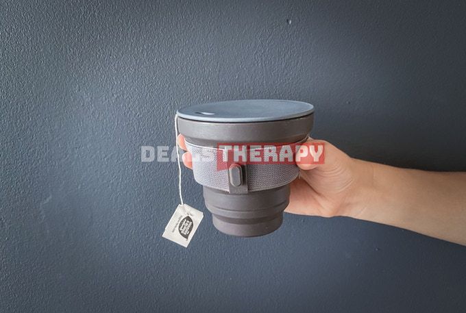 HUNU Folding Coffee Cup Fits In Your Jeans Pocket