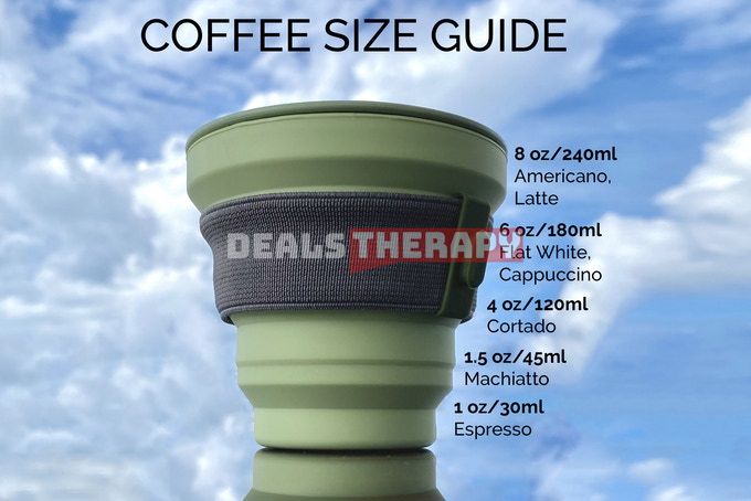 HUNU Folding Coffee Cup Fits In Your Jeans Pocket