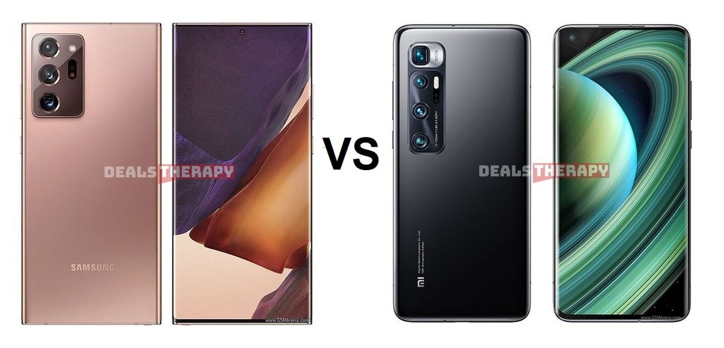 Samsung Galaxy Note 20 Ultra 5G vs Xiaomi Mi 10 Ultra