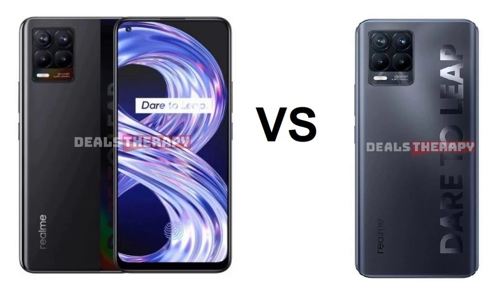 Realme 8 vs Realme 8 Pro