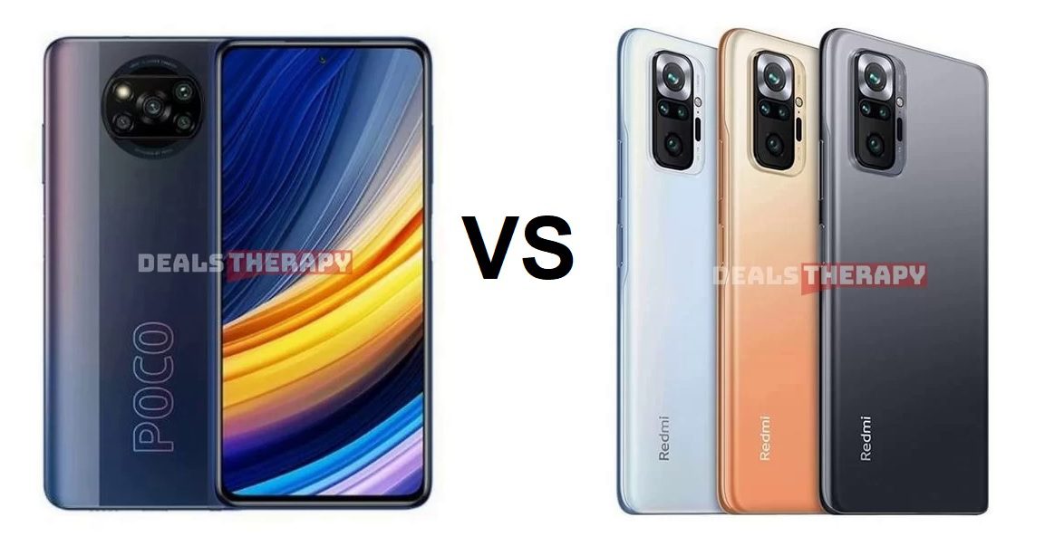 Xiaomi Poco X3 Pro vs Redmi Note 10 Pro