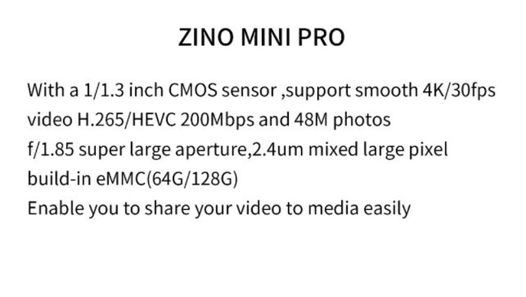 Hubsan ZINO Mini PRO