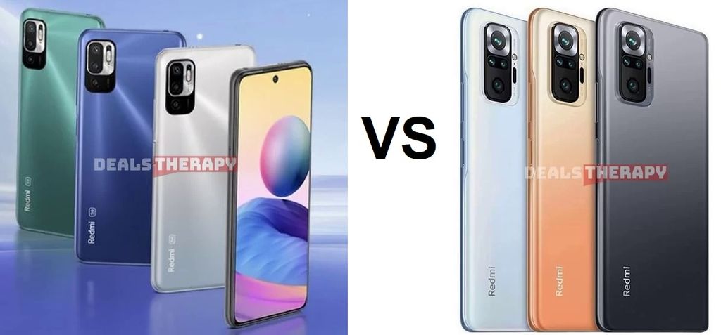 Xiaomi Redmi Note 10 5G vs Xiaomi Redmi Note 10 Pro