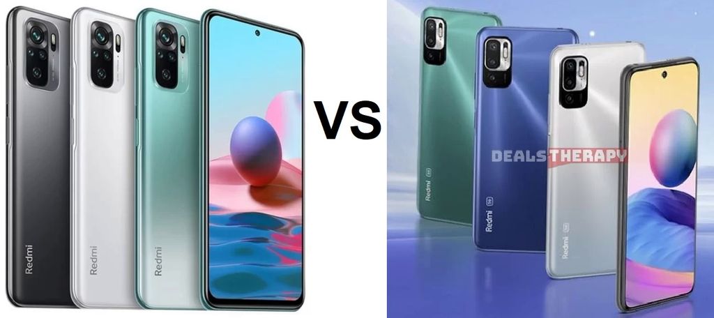 Xiaomi Redmi Note 10 vs Xiaomi Redmi Note 10 5G