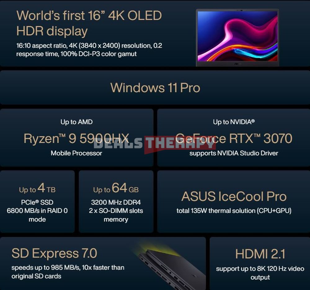 ASUS ProArt Studiobook 16 OLED