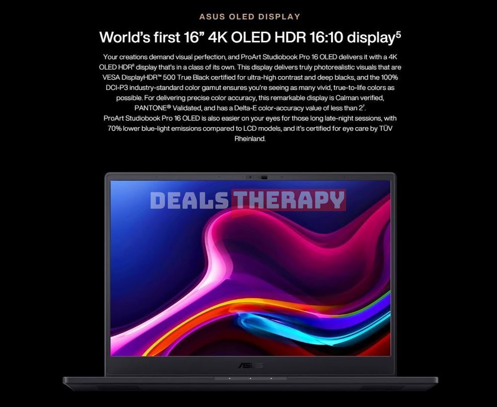 ASUS ProArt Studiobook Pro 16 OLED