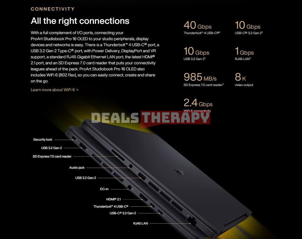 ASUS ProArt Studiobook Pro 16 OLED
