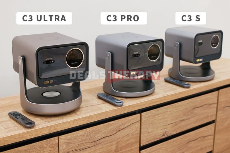 Vidda C3 Pro vs Vidda C3 Ultra vs Vidda C3S design comparison