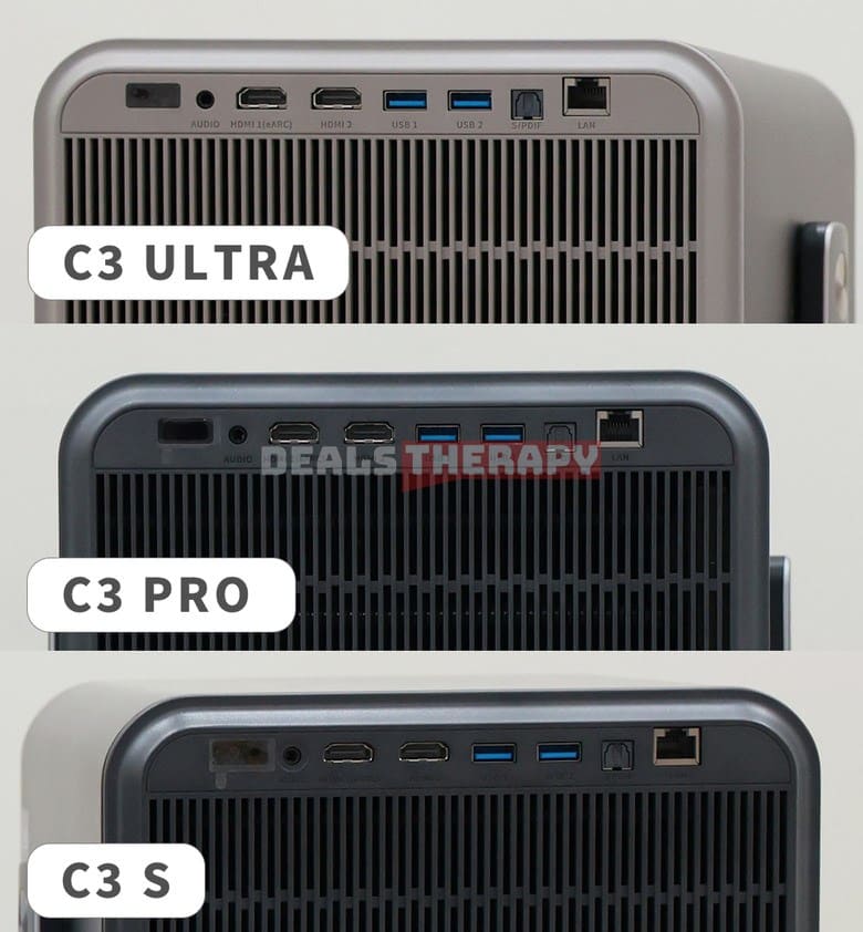 Vidda C3 Pro vs Vidda C3 Ultra vs Vidda C3S design comparison