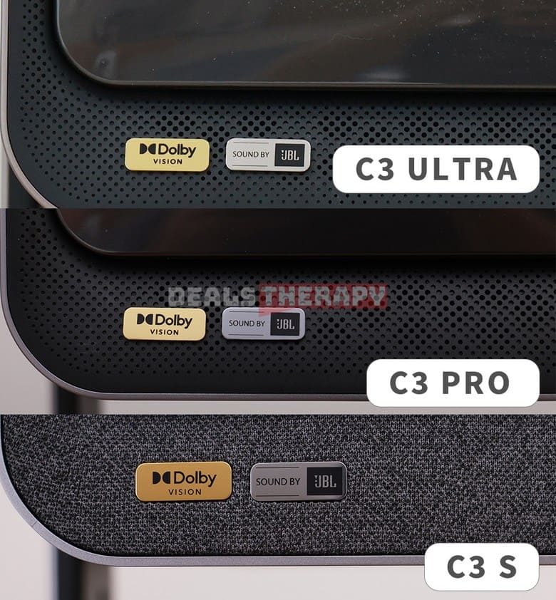 Vidda C3 Pro vs Vidda C3 Ultra vs Vidda C3S design comparison