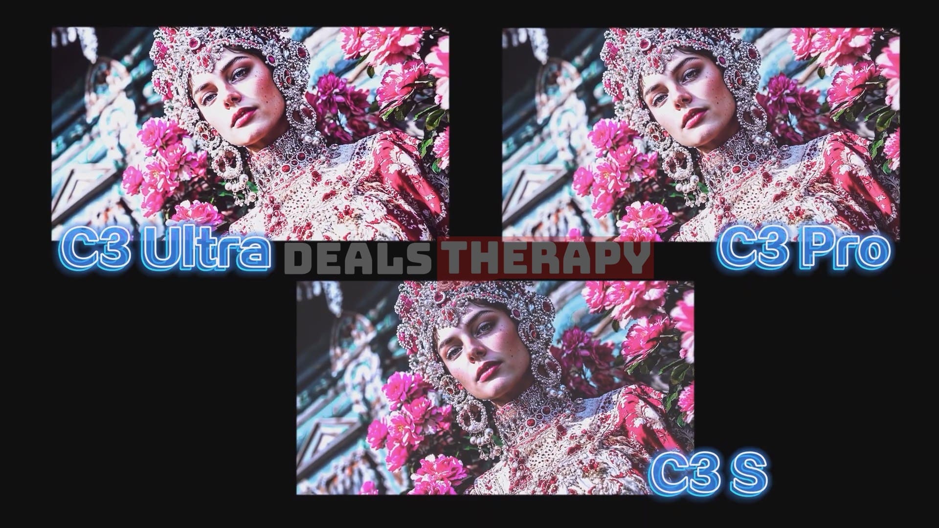 Vidda C3 Pro vs Vidda C3 Ultra vs Vidda C3S image quality comparison 1