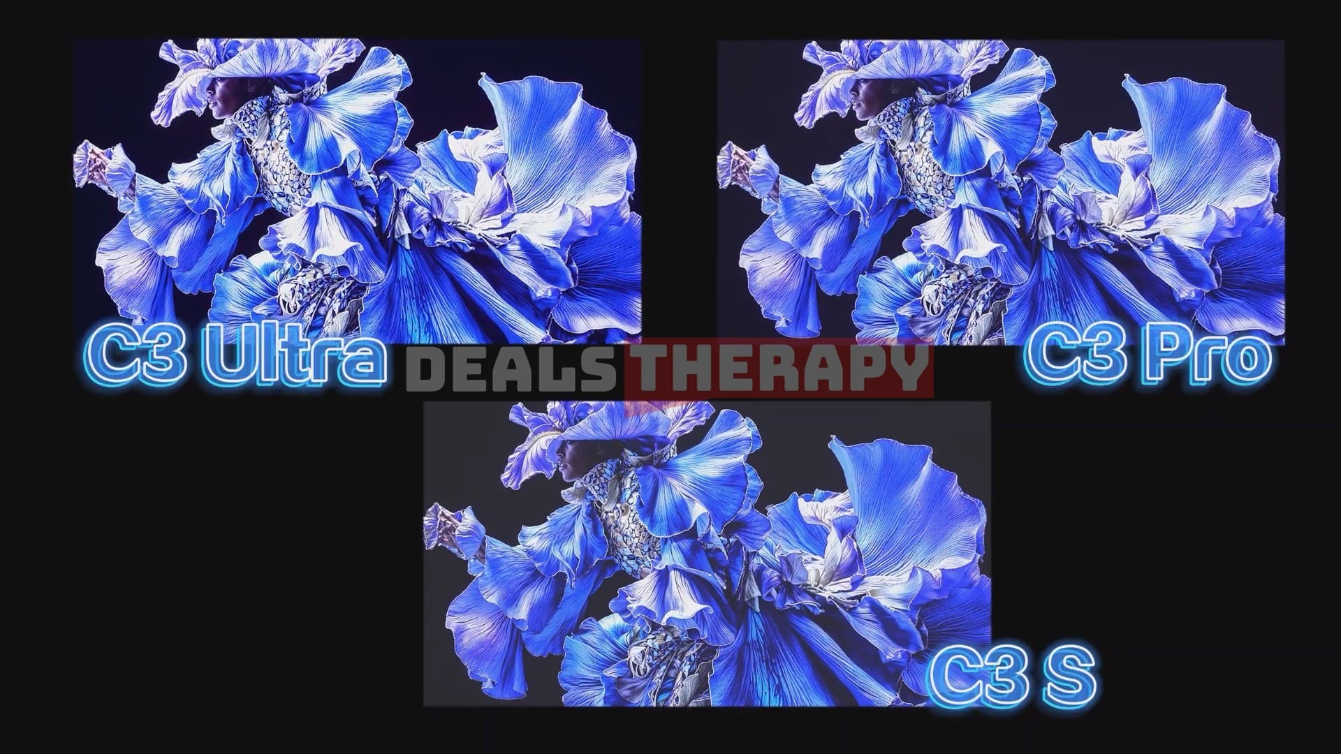 Vidda C3 Pro vs Vidda C3 Ultra vs Vidda C3S image quality comparison 2