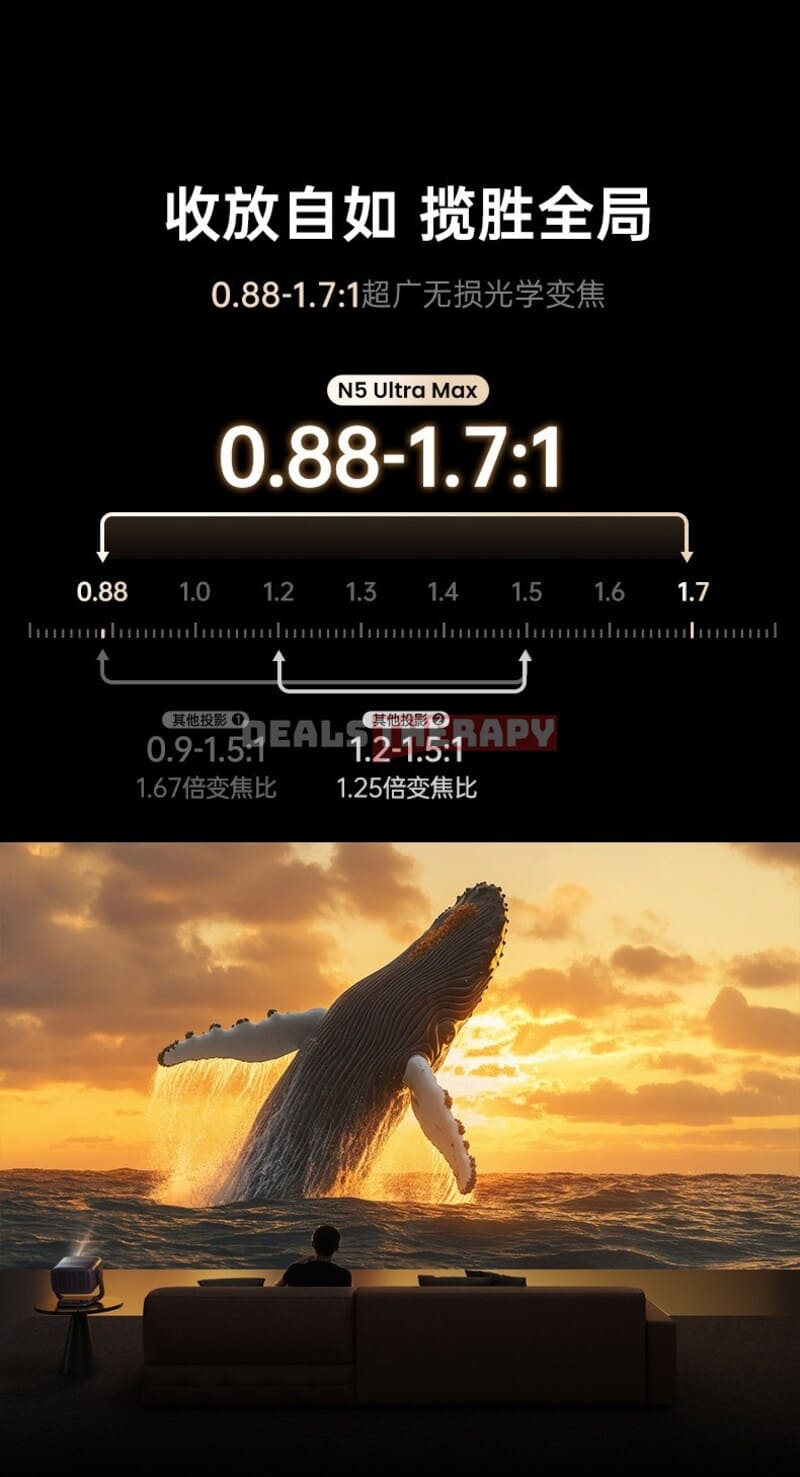 JMGO N5 Ultra Max Deals Therapy