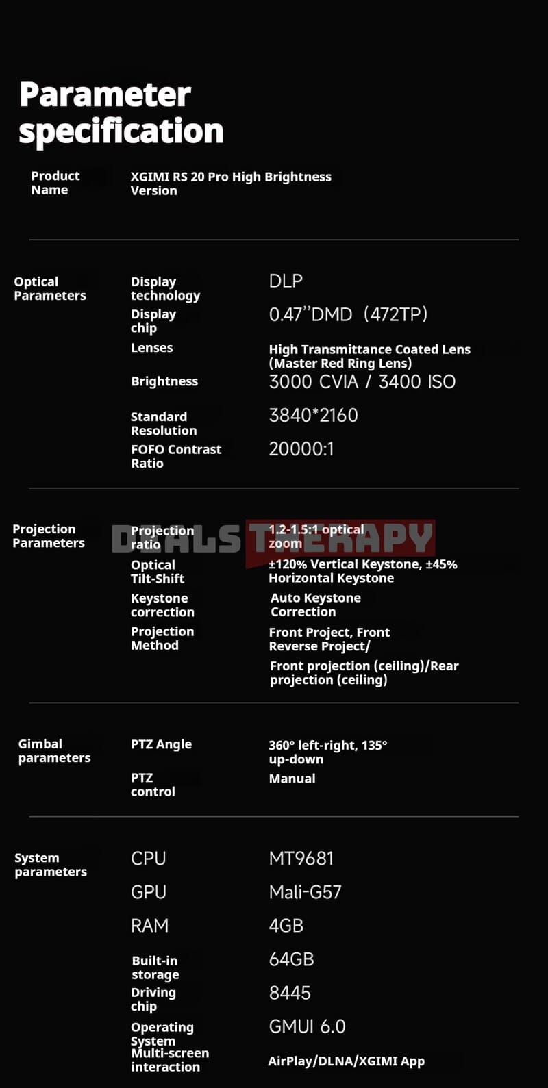 XGIMI RS 20 Pro Deals Therapy