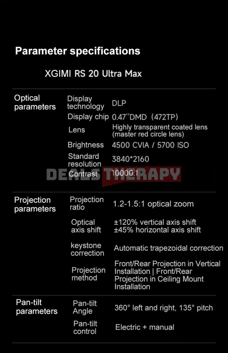 XGIMI RS 20 Ultra Max DealsTherapy