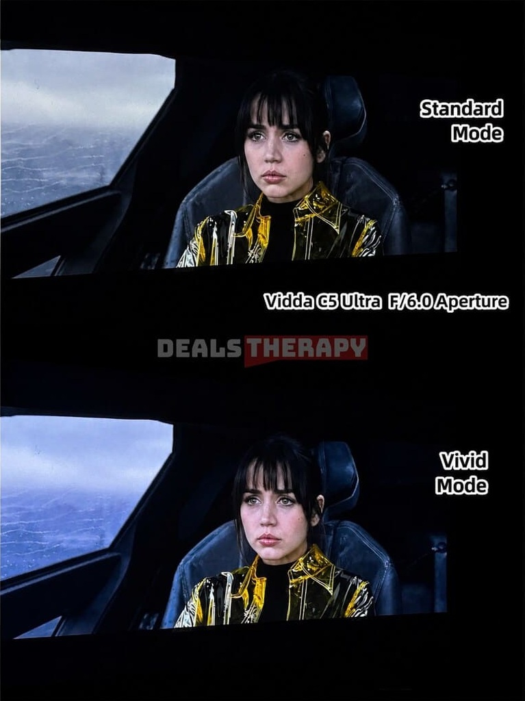 Vidda C5 Pro Max, Ultra, Ultra Max Image Quality Skin Tone Comparison