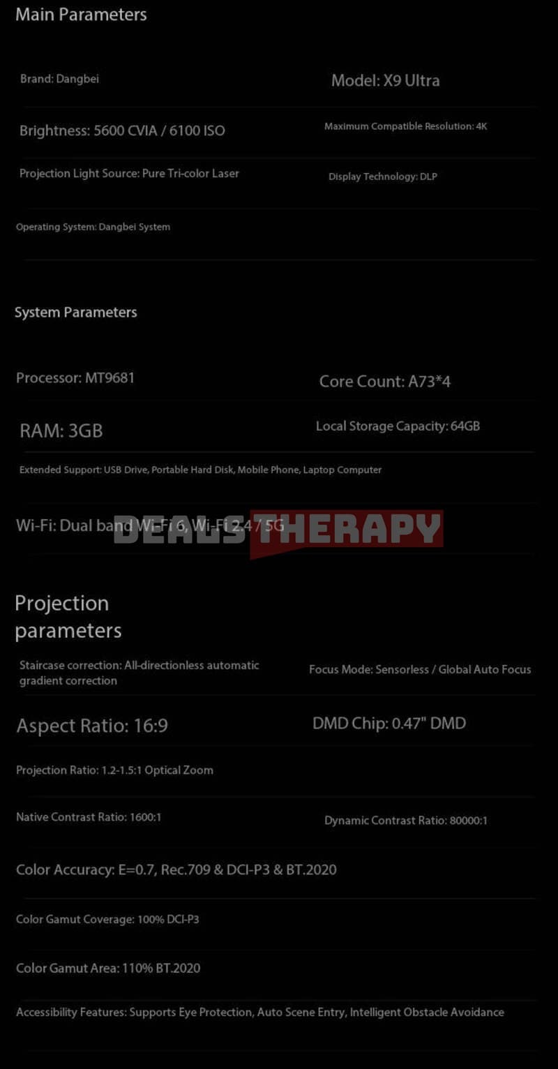 Dangbei X9 Ultra DealsTherapy.com