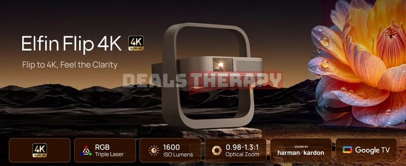 XGIMI Elfin Flip 4K DealsTherapy.com