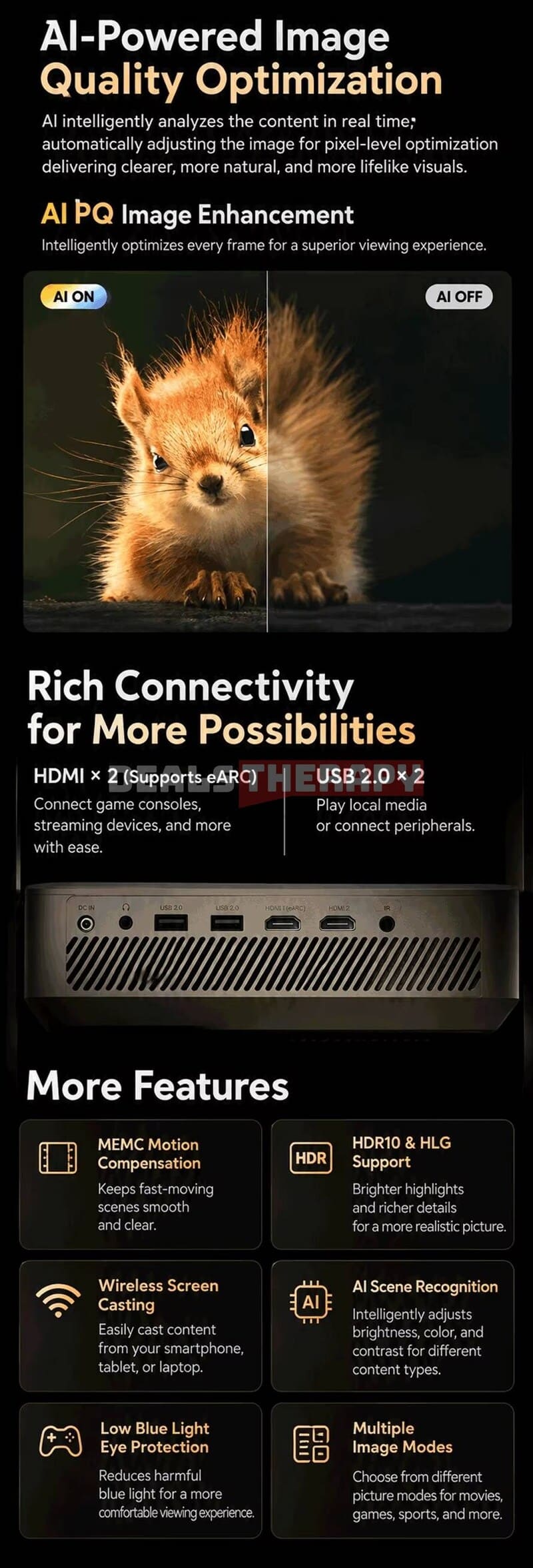XGIMI Z9X 4K High Brightness DealsTherapy.com